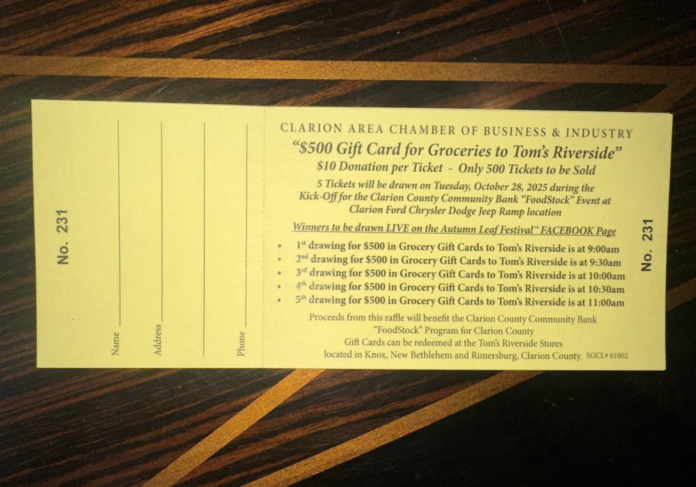 FoodStock Raffle Ticket FoodStock Raffle Ticket